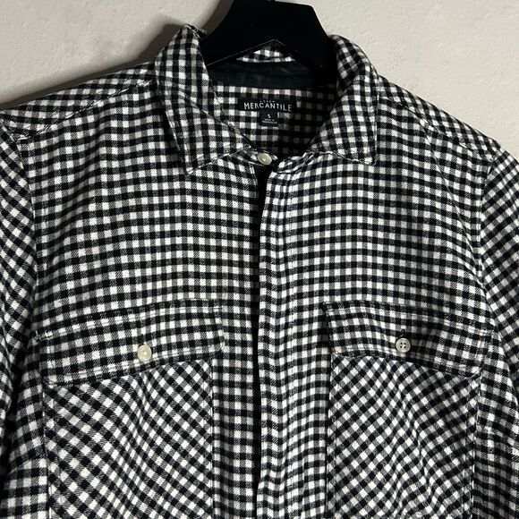 J. Crew Mercantile Gingham Shirt Jacket Size S - Picture 7 of 11